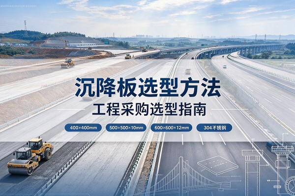 于都沉降板选择方法