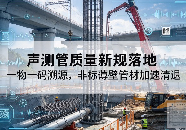 于都声测管质量新规落地，一物一码溯源，非标薄壁管材加速清退